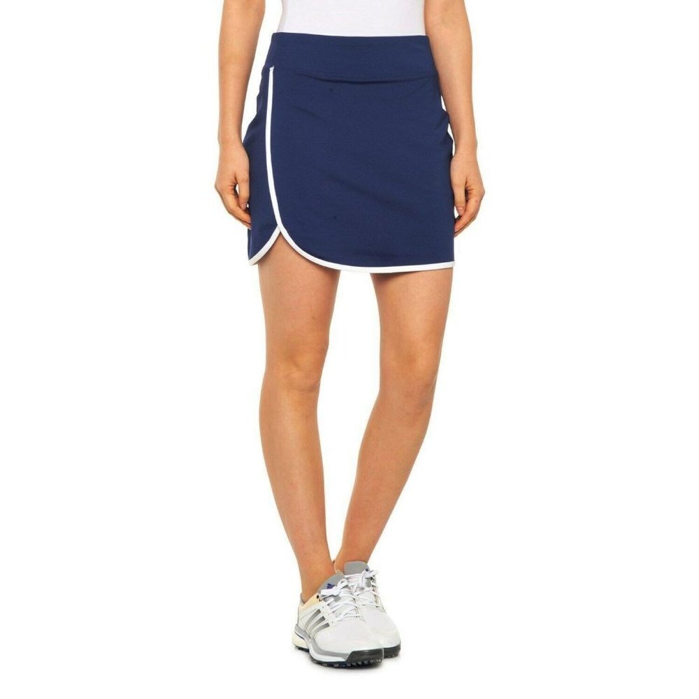 NWT Tommy Bahama Women's Active Golf Solid Tulip Skort With Contrast Piping
